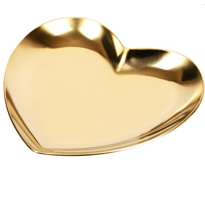 Heart-Shaped Stainless Steel Jewelry Tray – Lanjurr